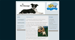 Desktop Screenshot of apluspetmassage.com