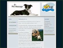 Tablet Screenshot of apluspetmassage.com